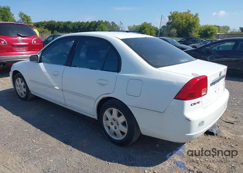 2002 Honda Civic Ex из США, поврежденный, VIN 2HGES26702H563159